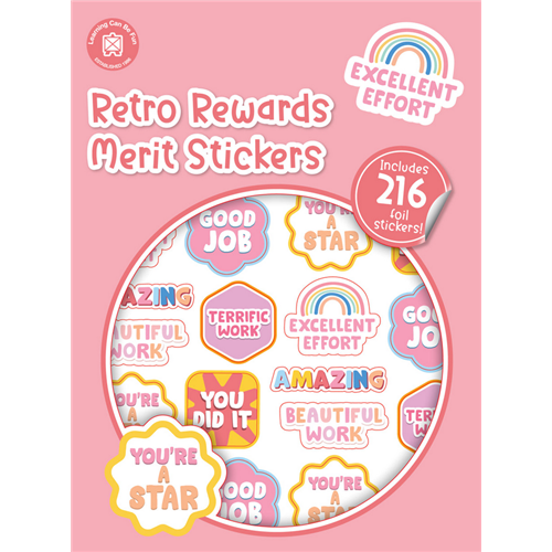 Retro Rewards Merit Sticker Book